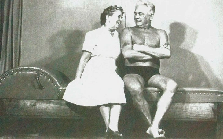 Joseph Pilates e sua esposa