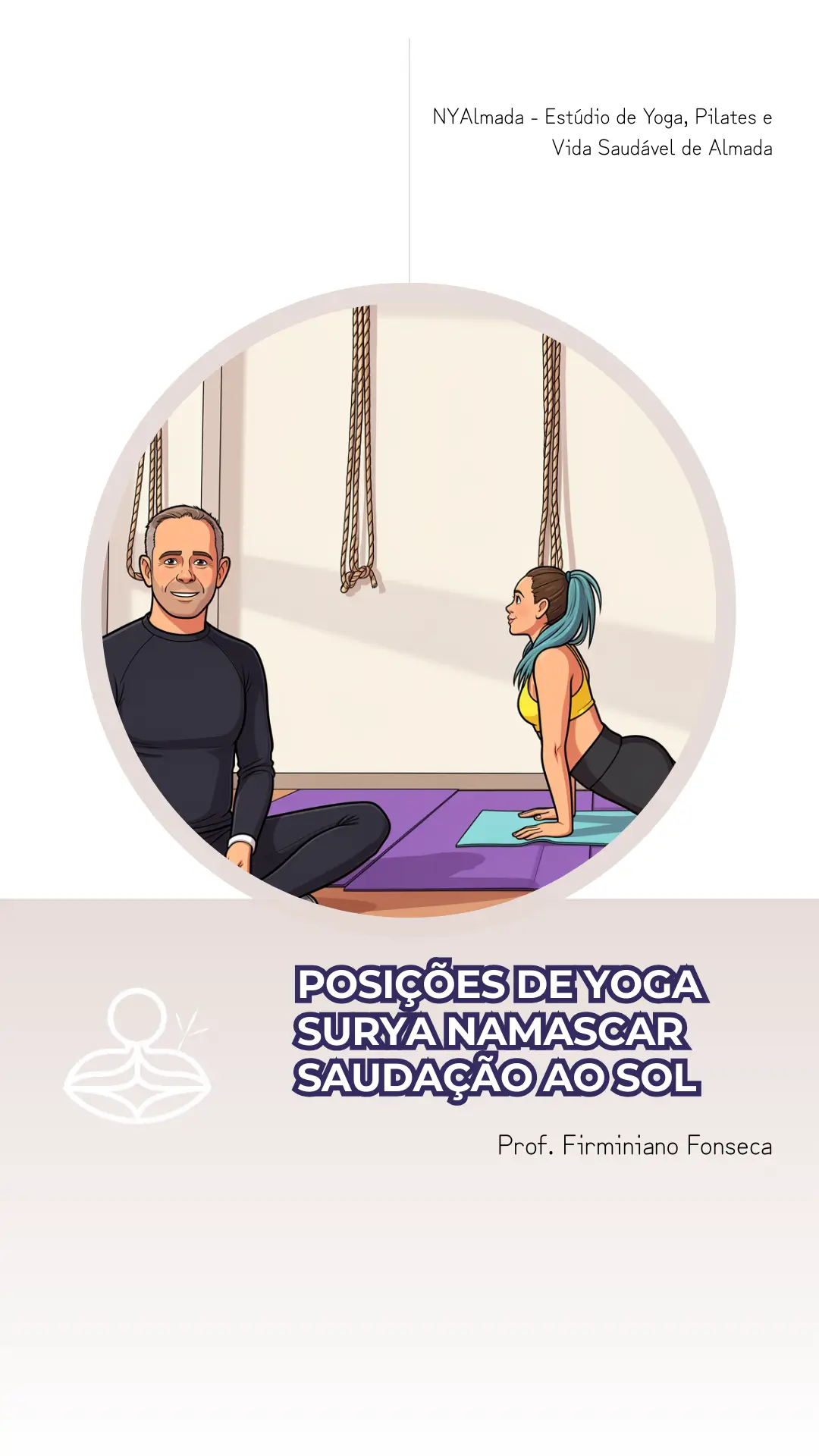 Imagem para demonstrar Técnica de Yoga da Saudação ao Sol Surya Namascar